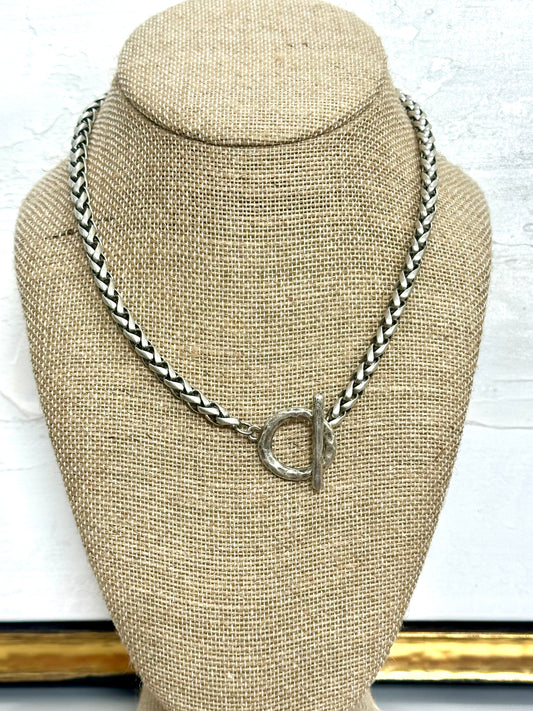 Bryce Necklace Antique Silver