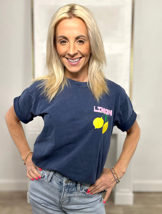 Limon T-Shirt Dark Blue