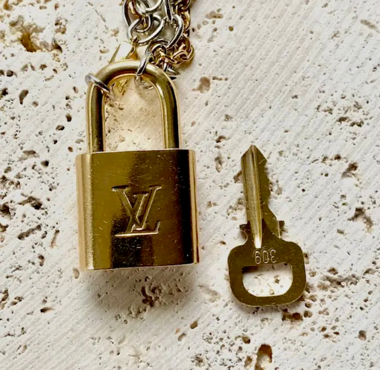 Louis Vuitton Lock Necklace