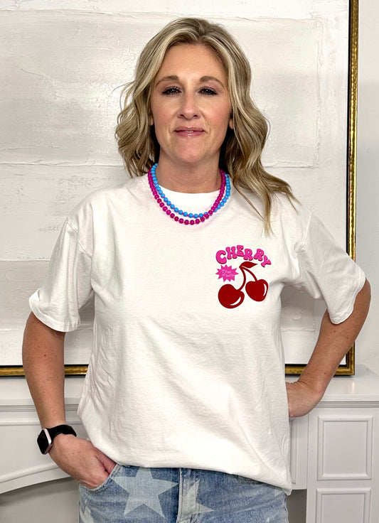 Mon Cherry T-Shirt White