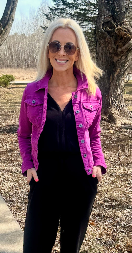 Elle Jacket Purple