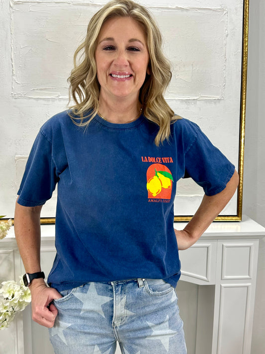 La Dolce Vita T-Shirt Navy
