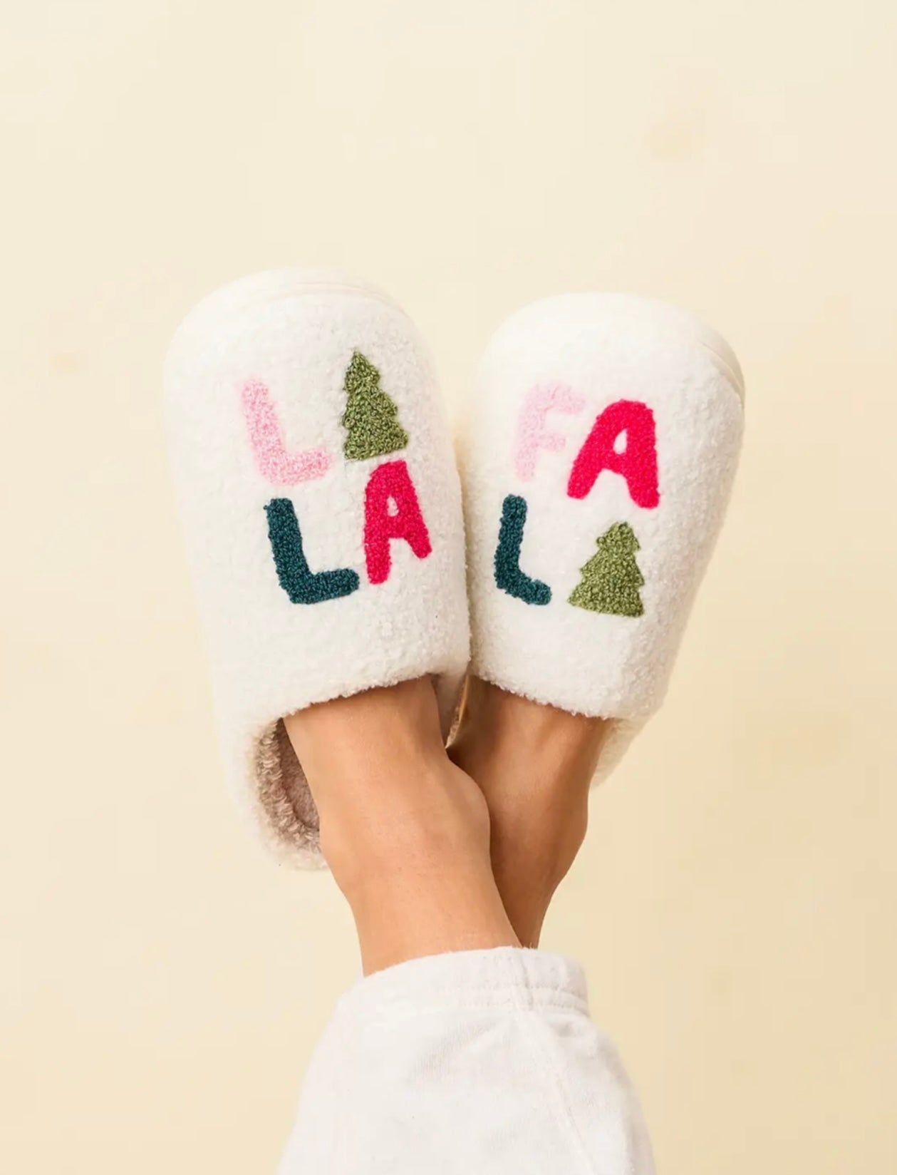 Fuzzy FaLaLa Slippers