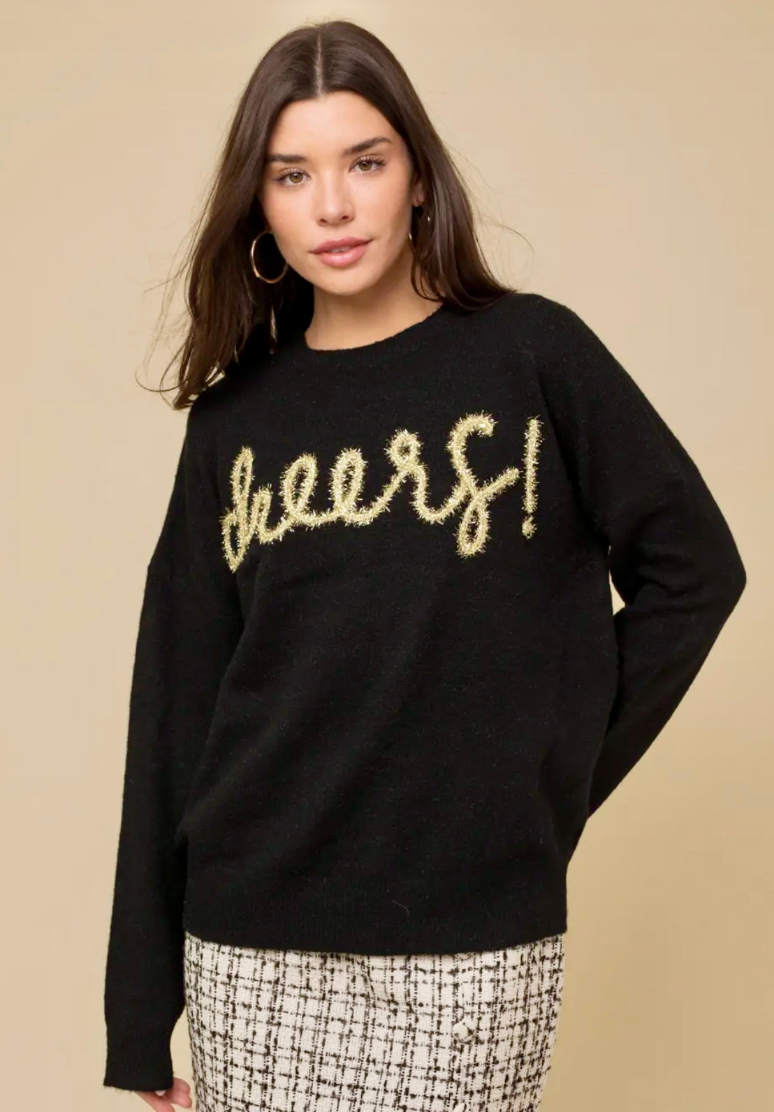 Cheers Sweater Black