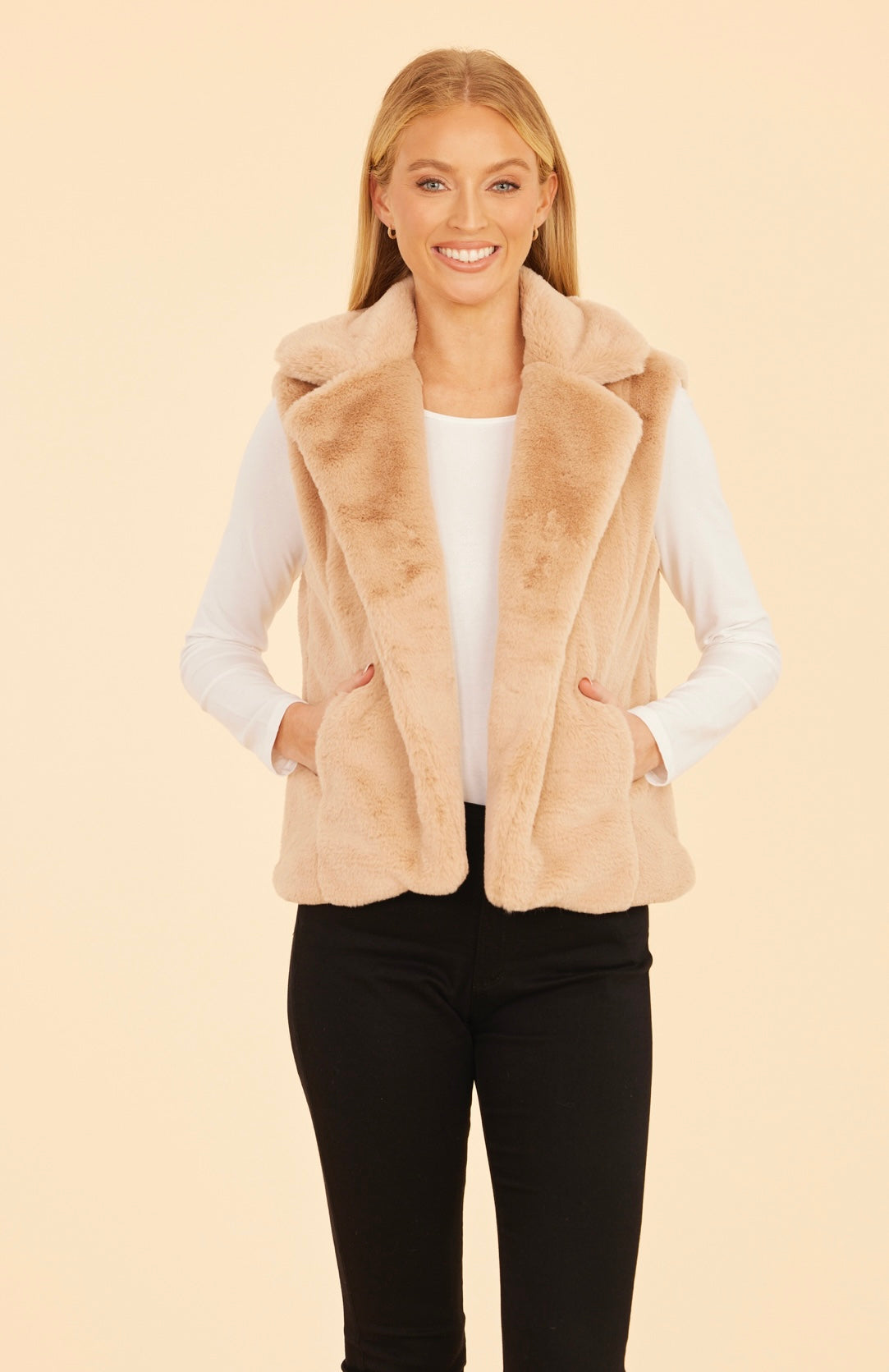 Diana Vest Camel