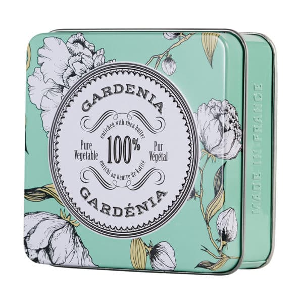 La Chatelaine Travel Soap in Tin Gardenia