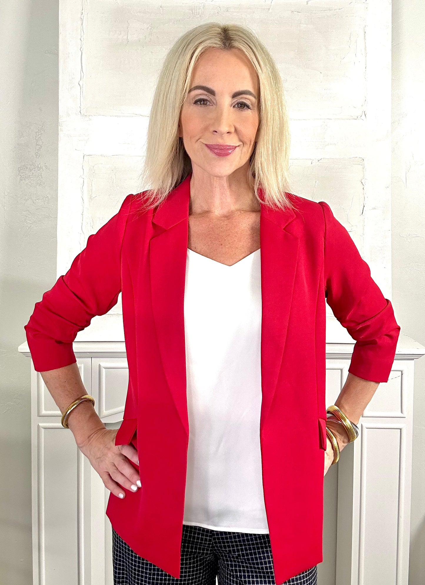 Alexis Blazer Jester Red