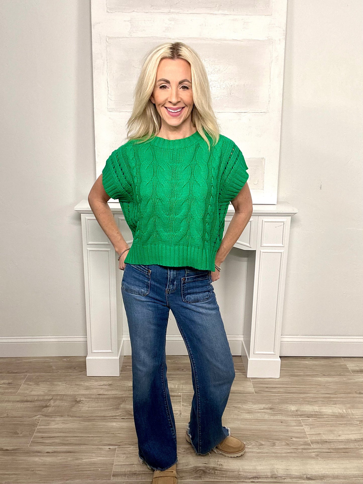 Cabi Sweater Green