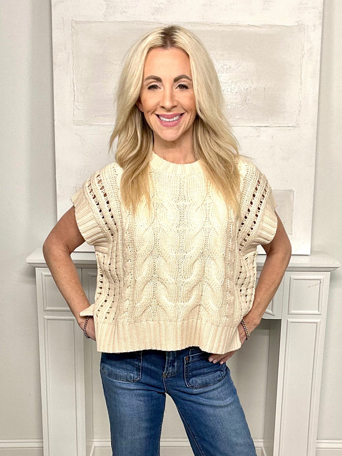 Cabi Sweater Oatmeal