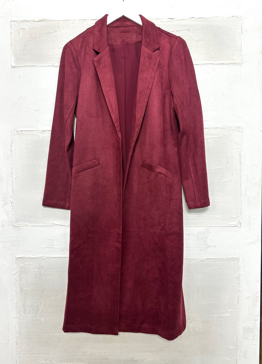 Camila Duster Burgundy