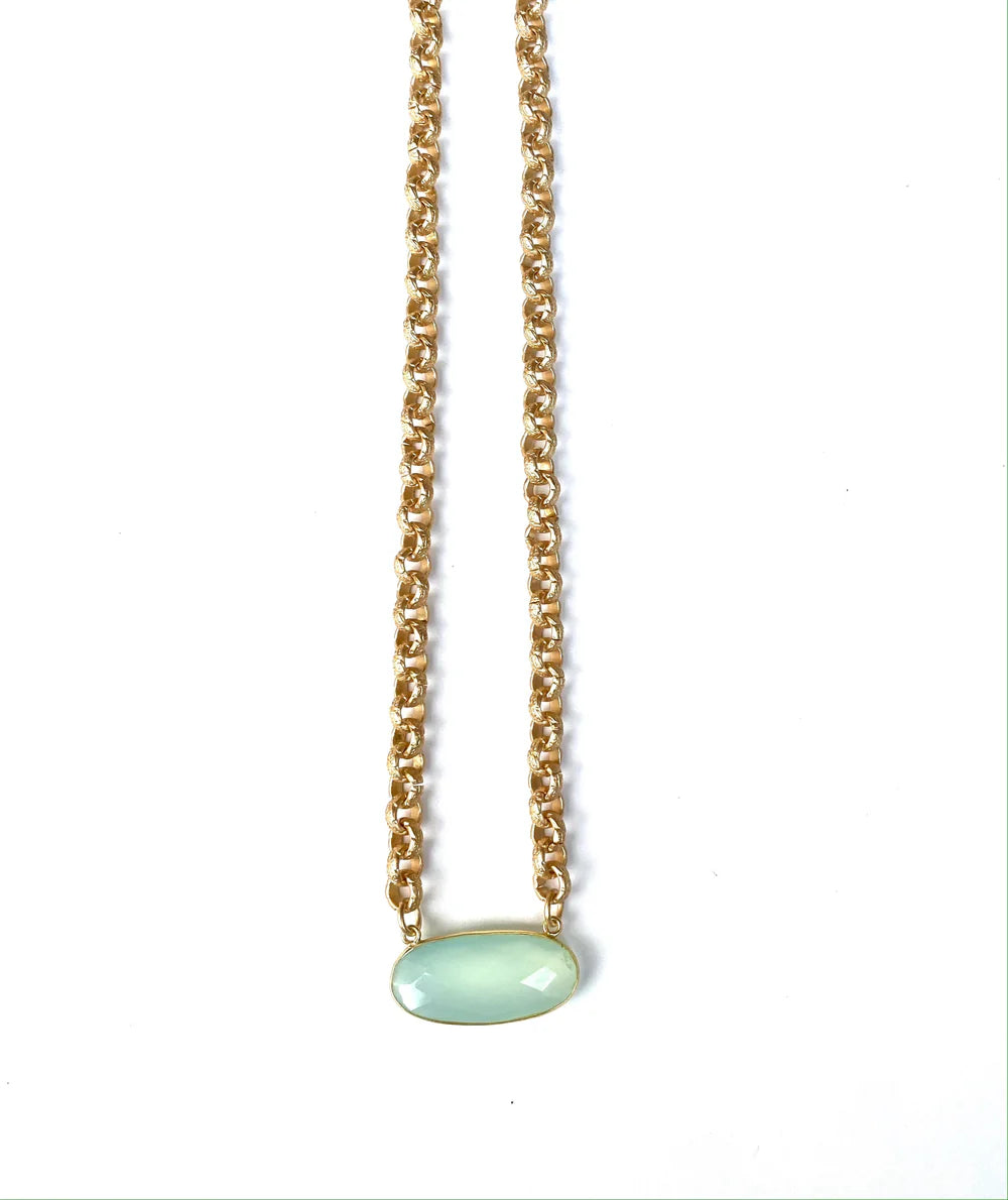 Blaise Necklace Chalcedony