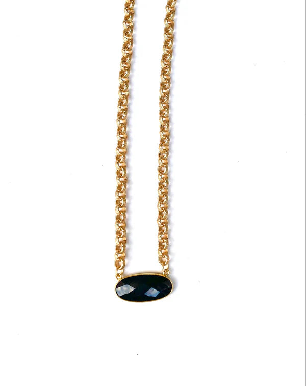 Blaise Necklace Black Onyx