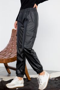 Sloane Leather Joggers