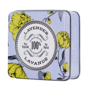 La Chatelaine Travel Soap in Tin Lavender