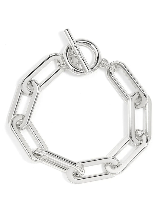 Sierra Link Bracelet Rhodium