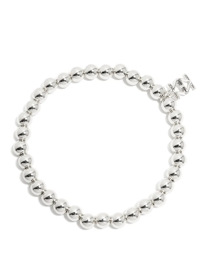 Margo Beaded Bracelet Silver