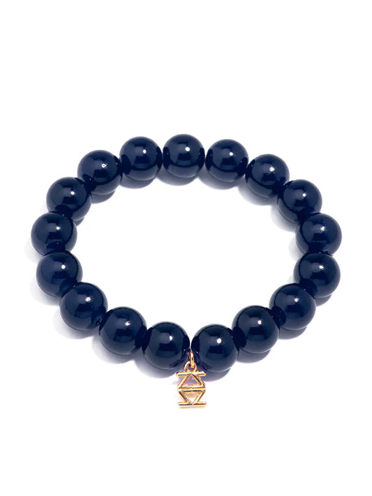 Mary Beaded Bracelet Navy