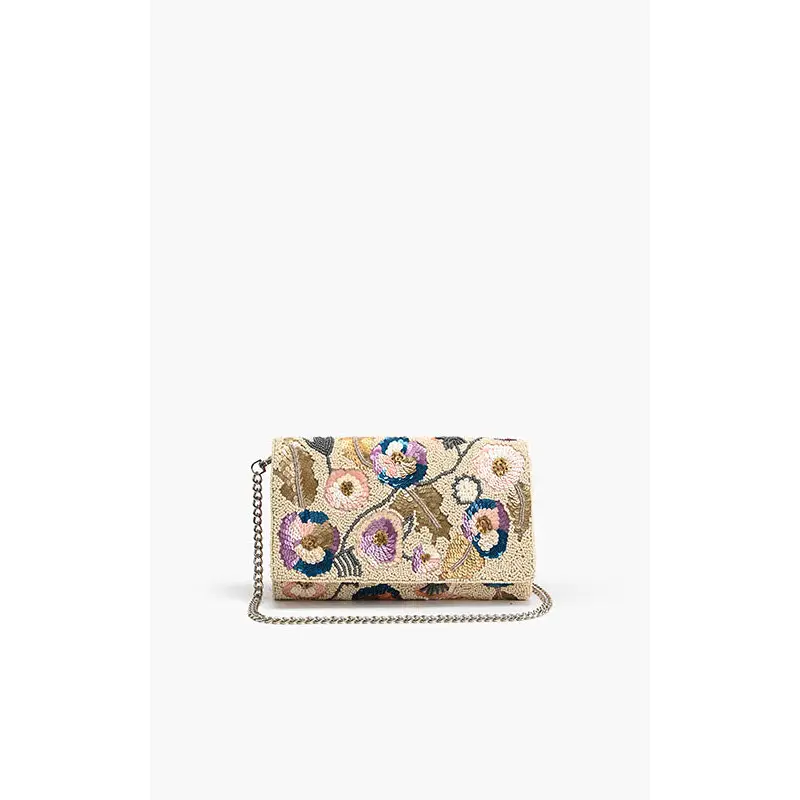 Pansy Chocolate Clutch