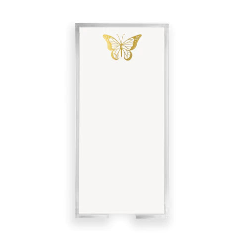 Notepad Buck Gold Foil Butterfly