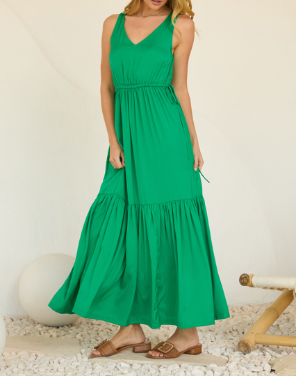 Janey Dress Green