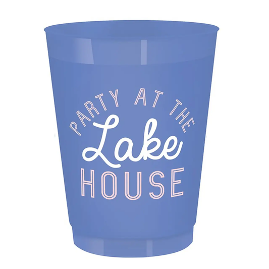 Lake House Cups Set of 8