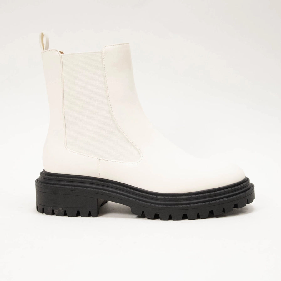 Nell Chelsea Boot Off White