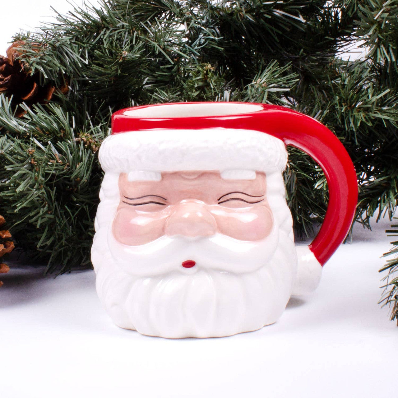 Santa Mug Red