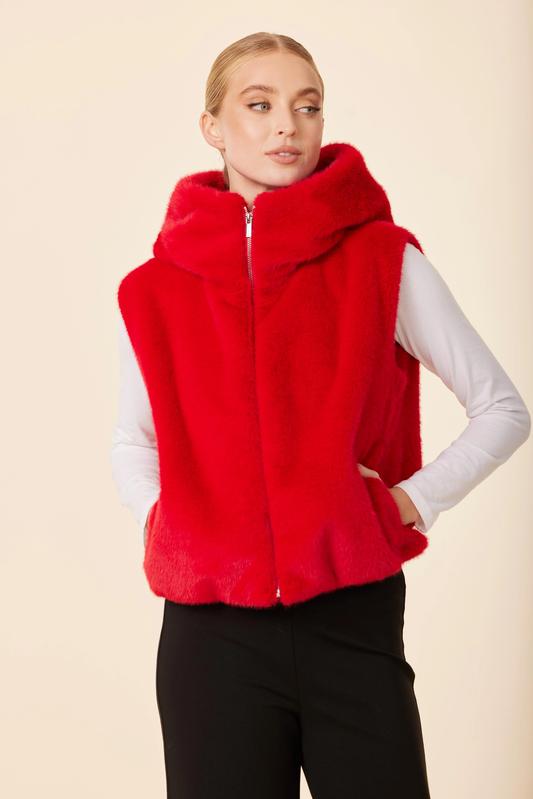 Fergie Vest Red