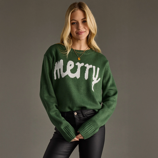 Merry Sweater Hunter Green
