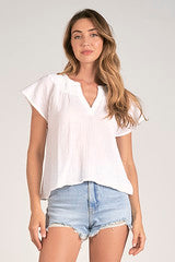 Claire Top White