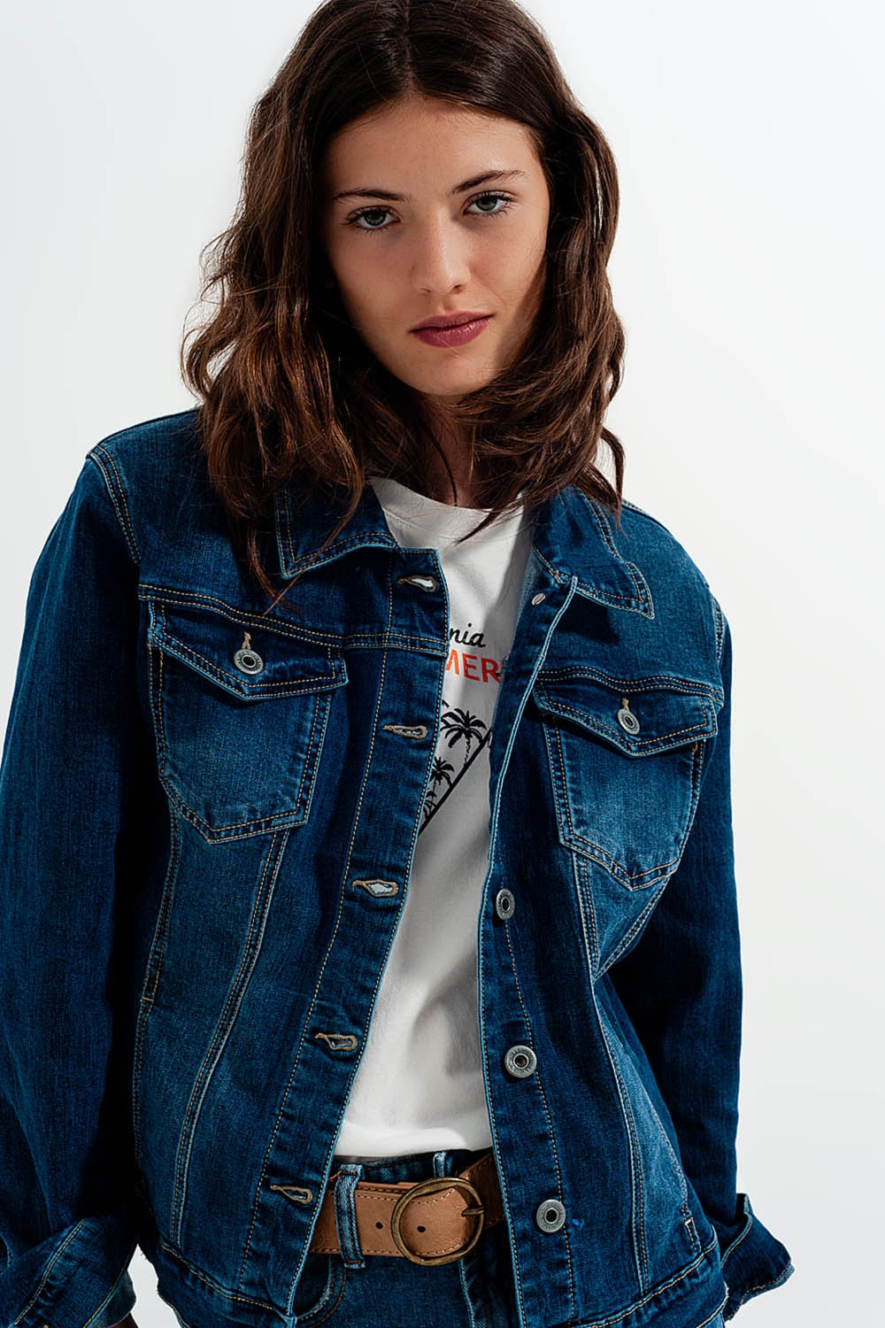 Belle Denim Jacket Dark