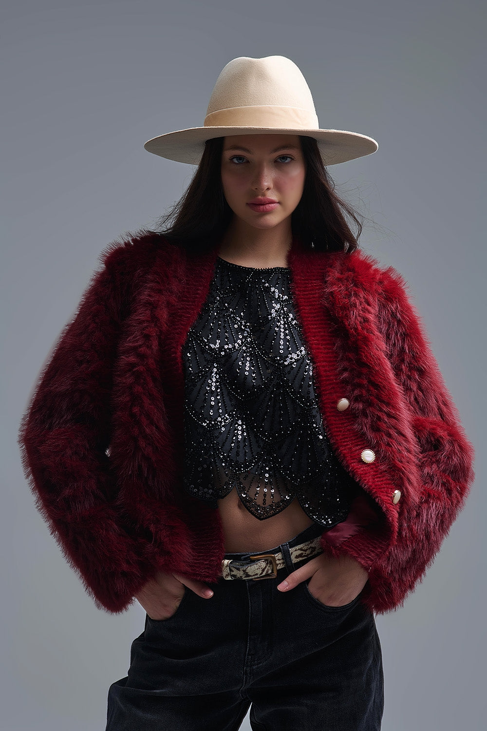 Arli Jacket Burgundy