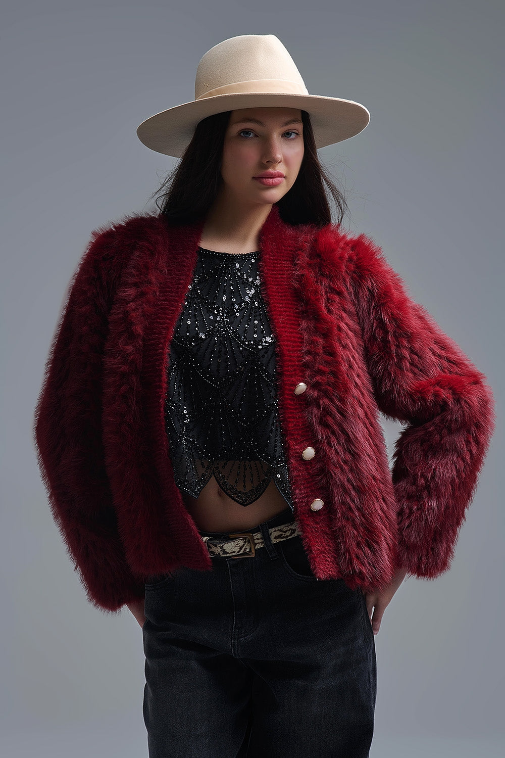 Arli Jacket Burgundy