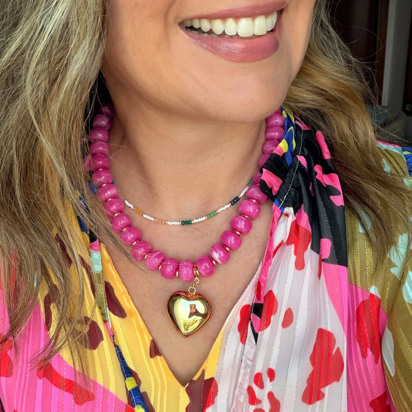 Maddie Necklace Red