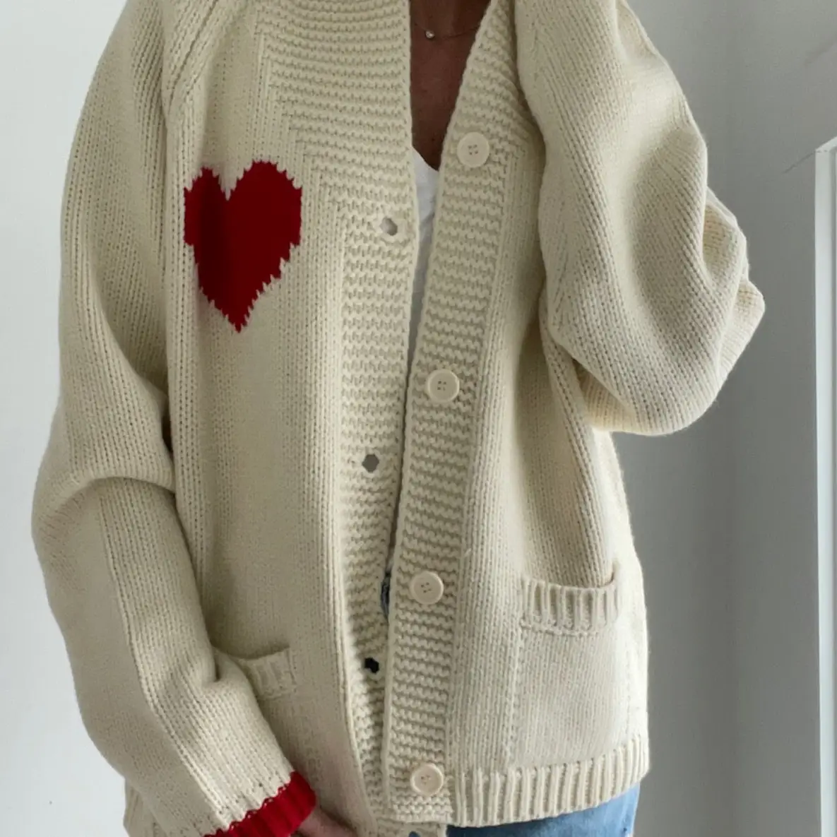 Varsity Heart Cardigan