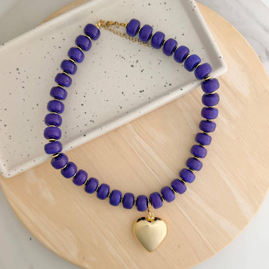 Maddie Necklace Purple