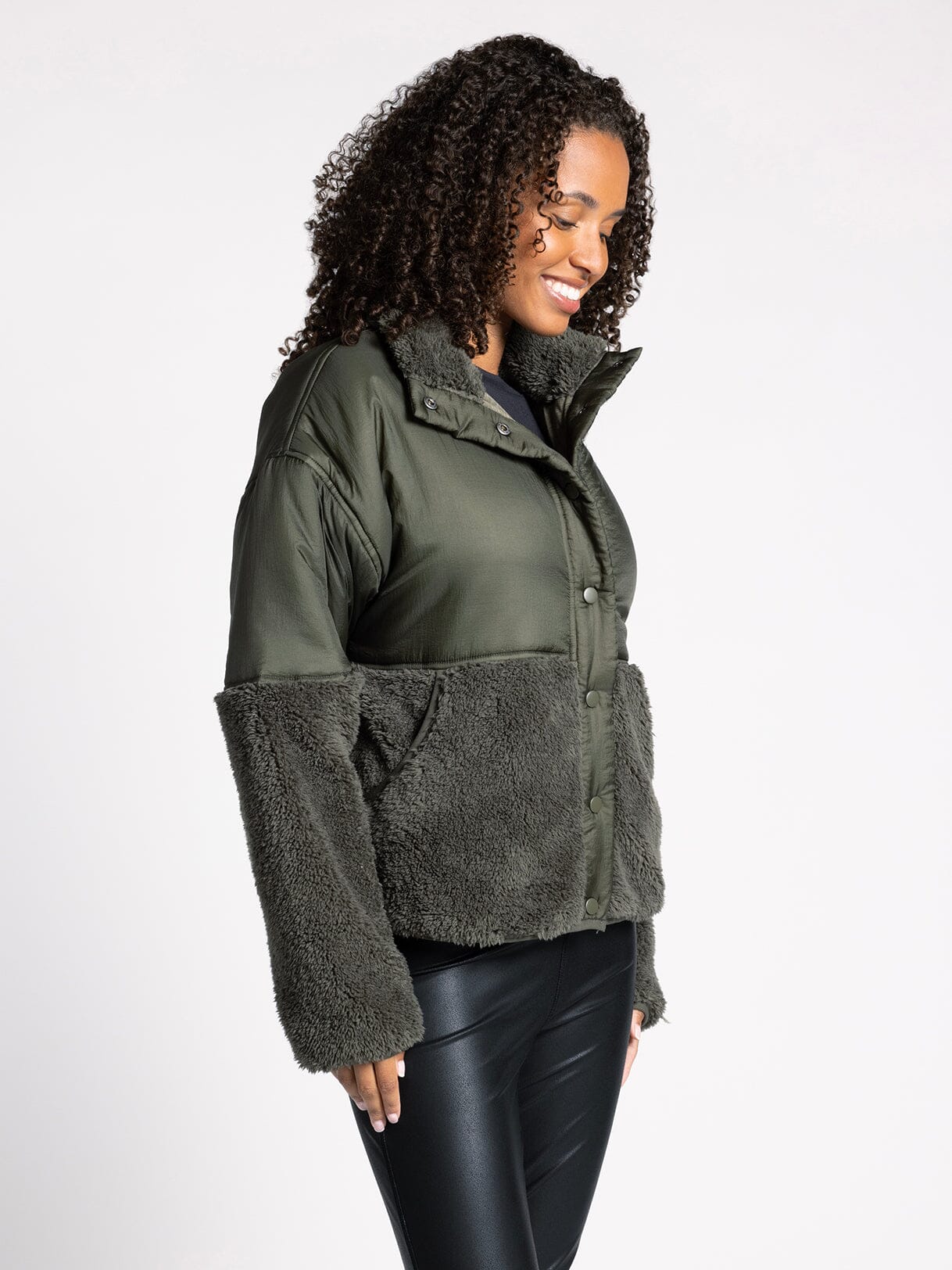 Delia Jacket Olive Vine