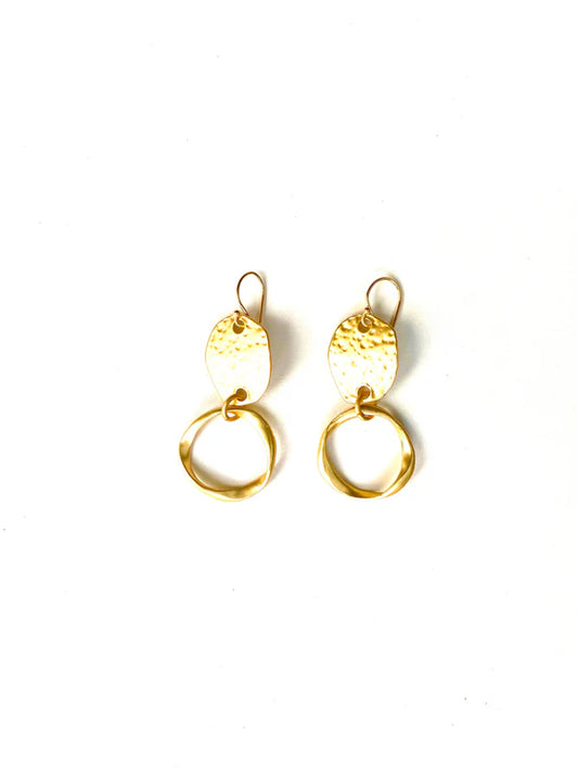 Moss Earrings Gold