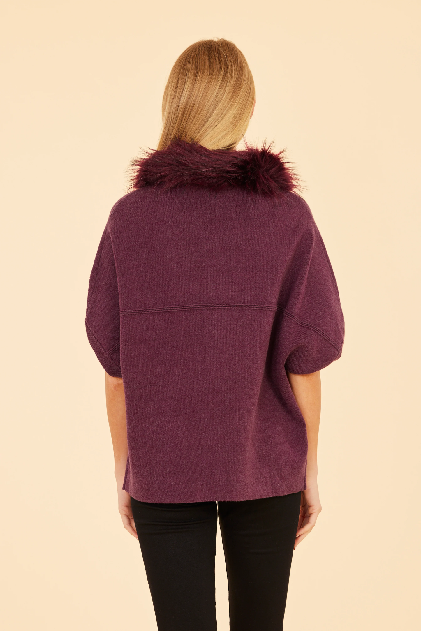 Audrey Cardigan Jacket Plum