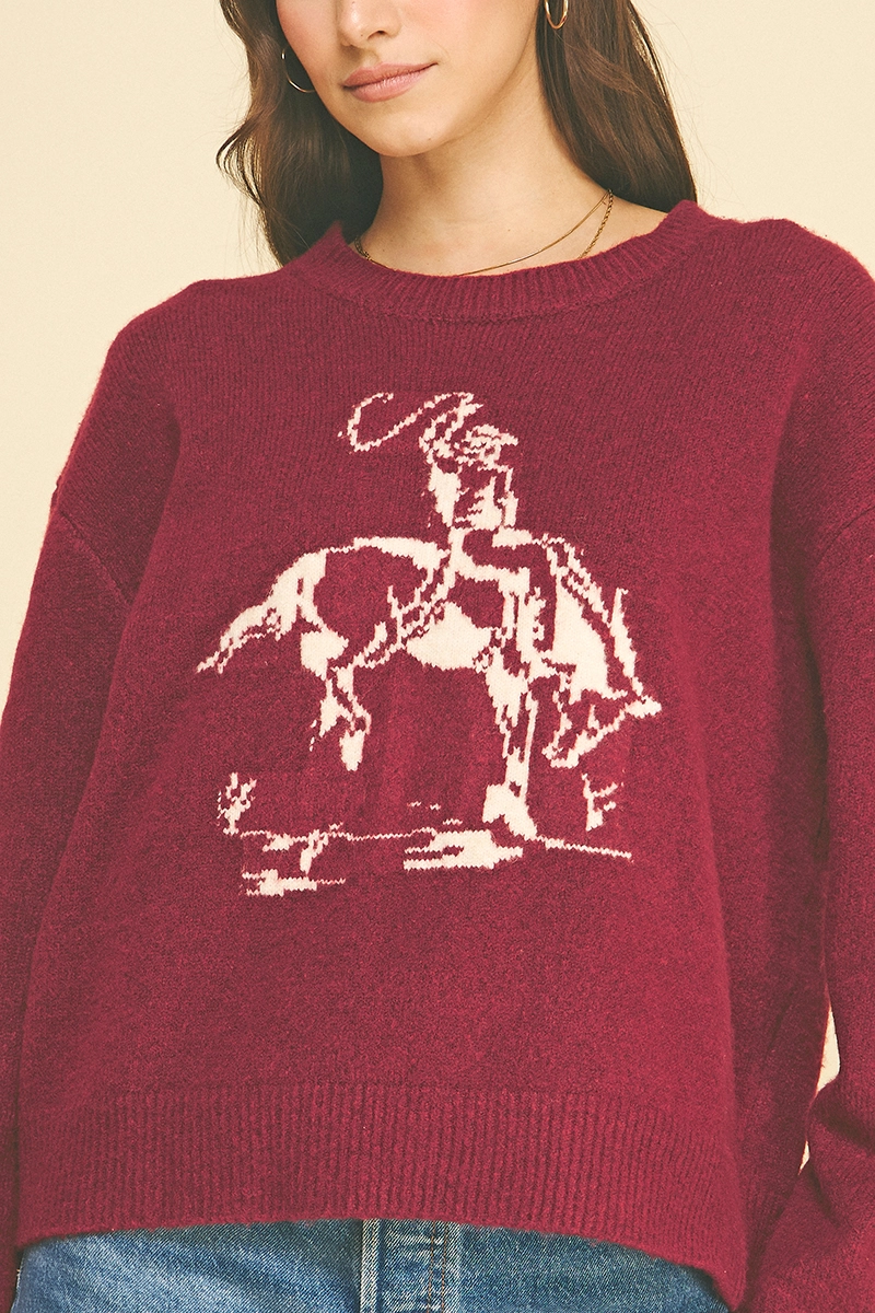 Nelly Sweater Burgundy