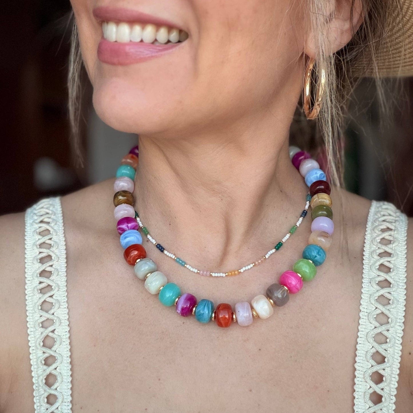 Maddie Necklace Red