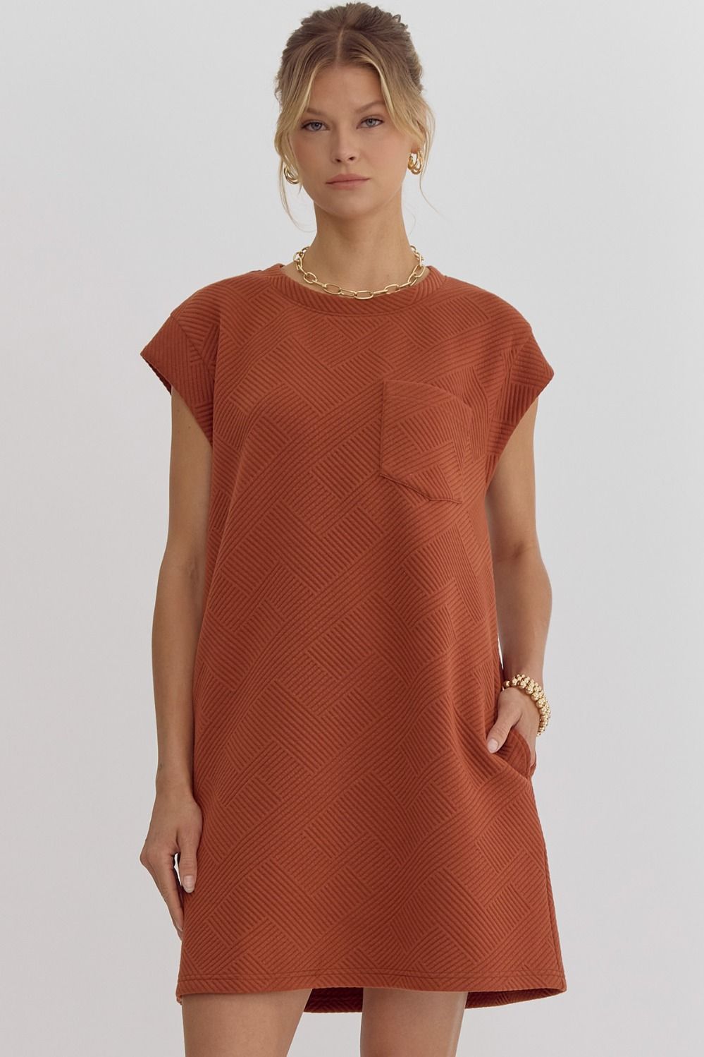 Darcy Dress Rust