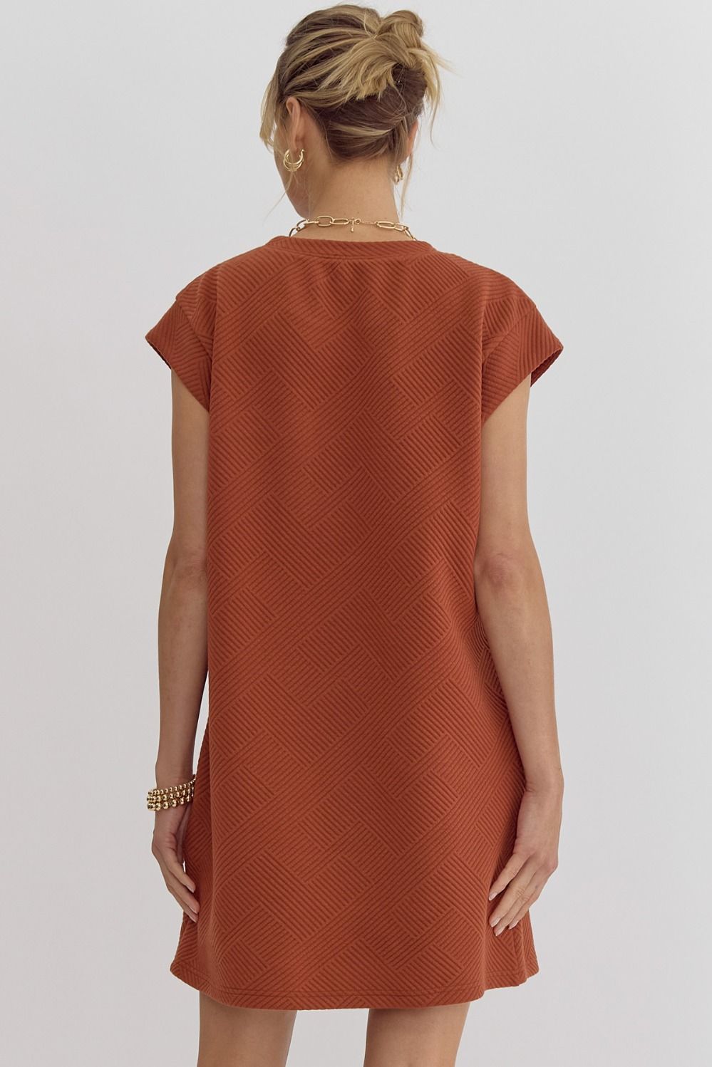 Darcy Dress Rust