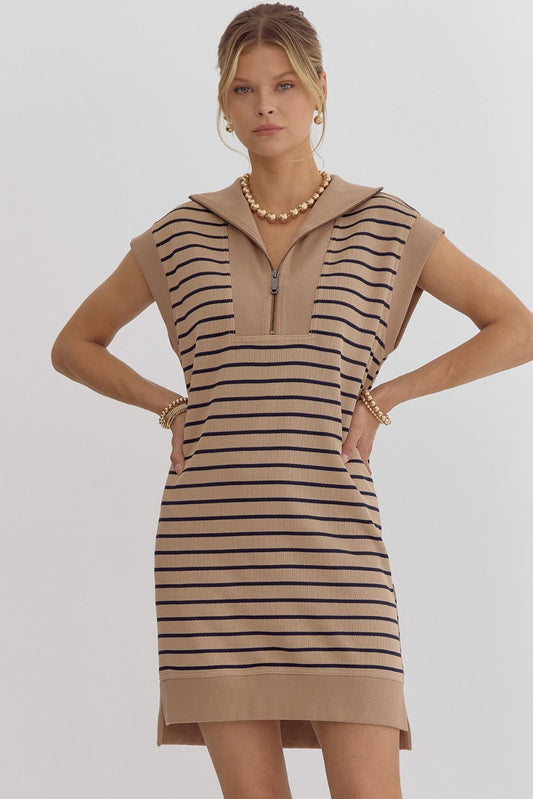 Avery Dress Taupe