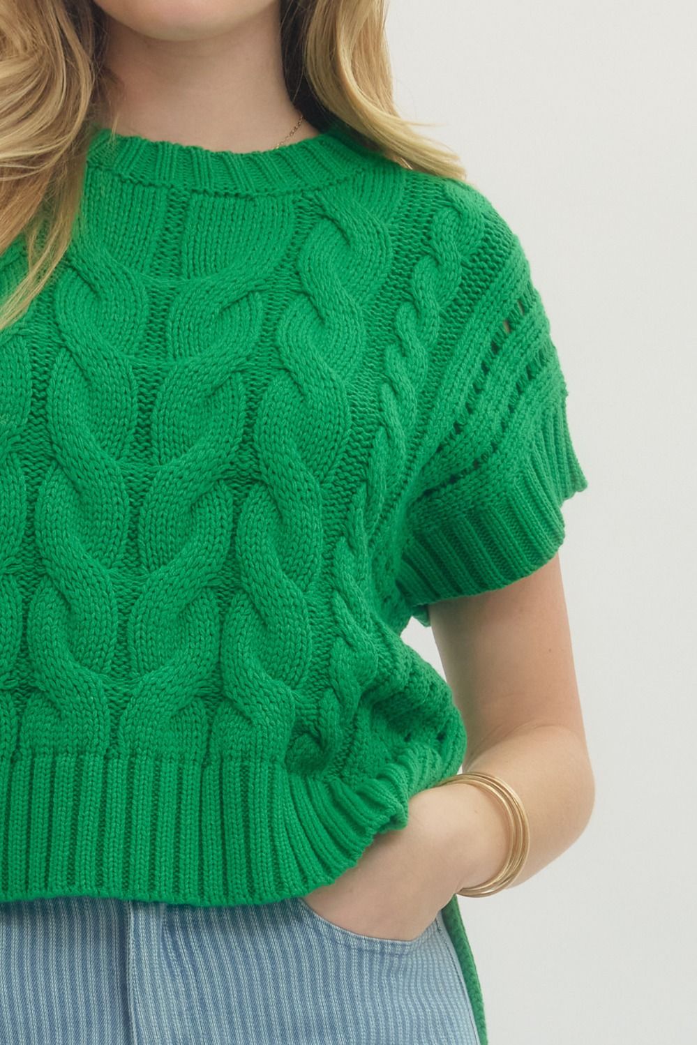 Cabi Sweater Green