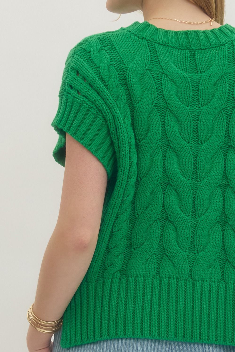 Cabi Sweater Green