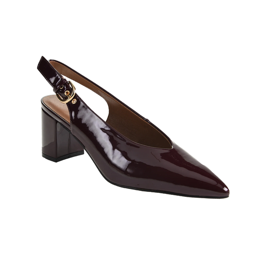 Menny Slingback Berry Patent Leather