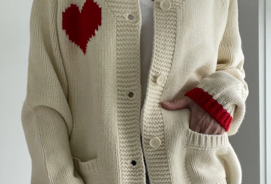 Varsity Heart Cardigan