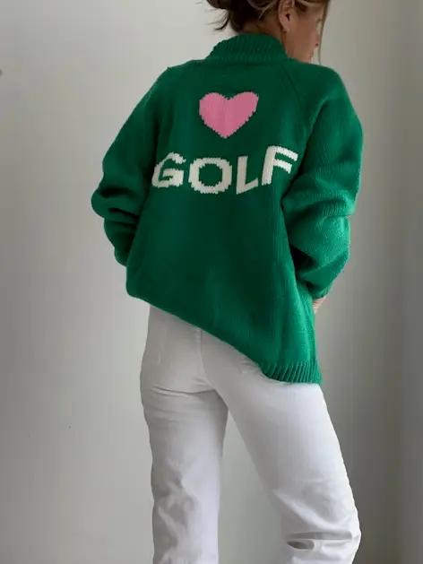 Varsity Golf Cardigan