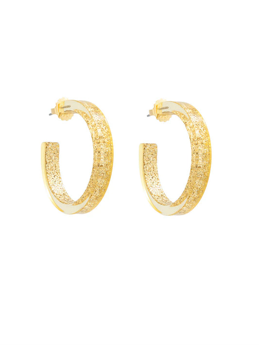 Makayla Hoop Earrings Gold